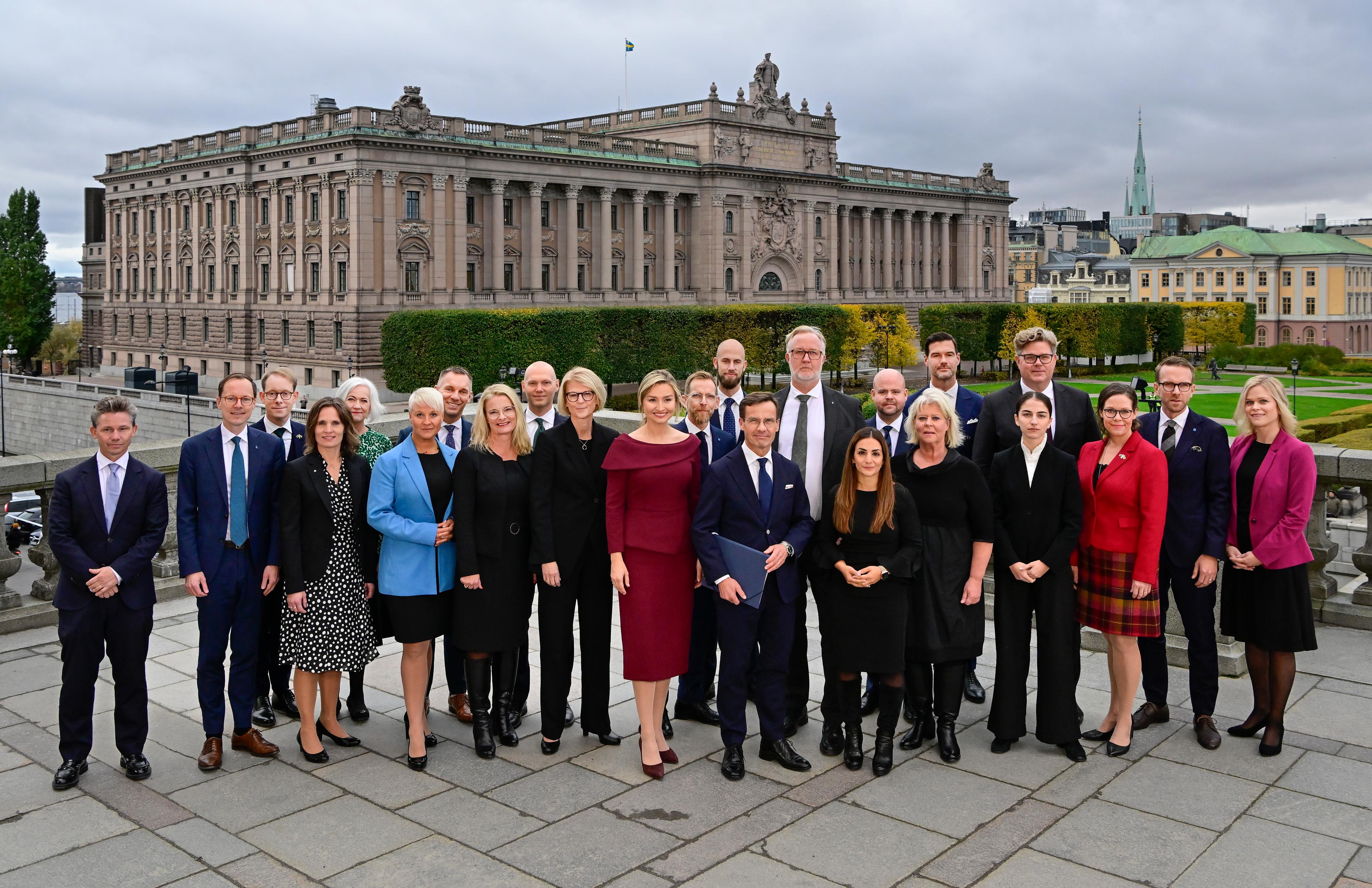 Демократия в Швеции: шведский кабинет министров в 2022 году.